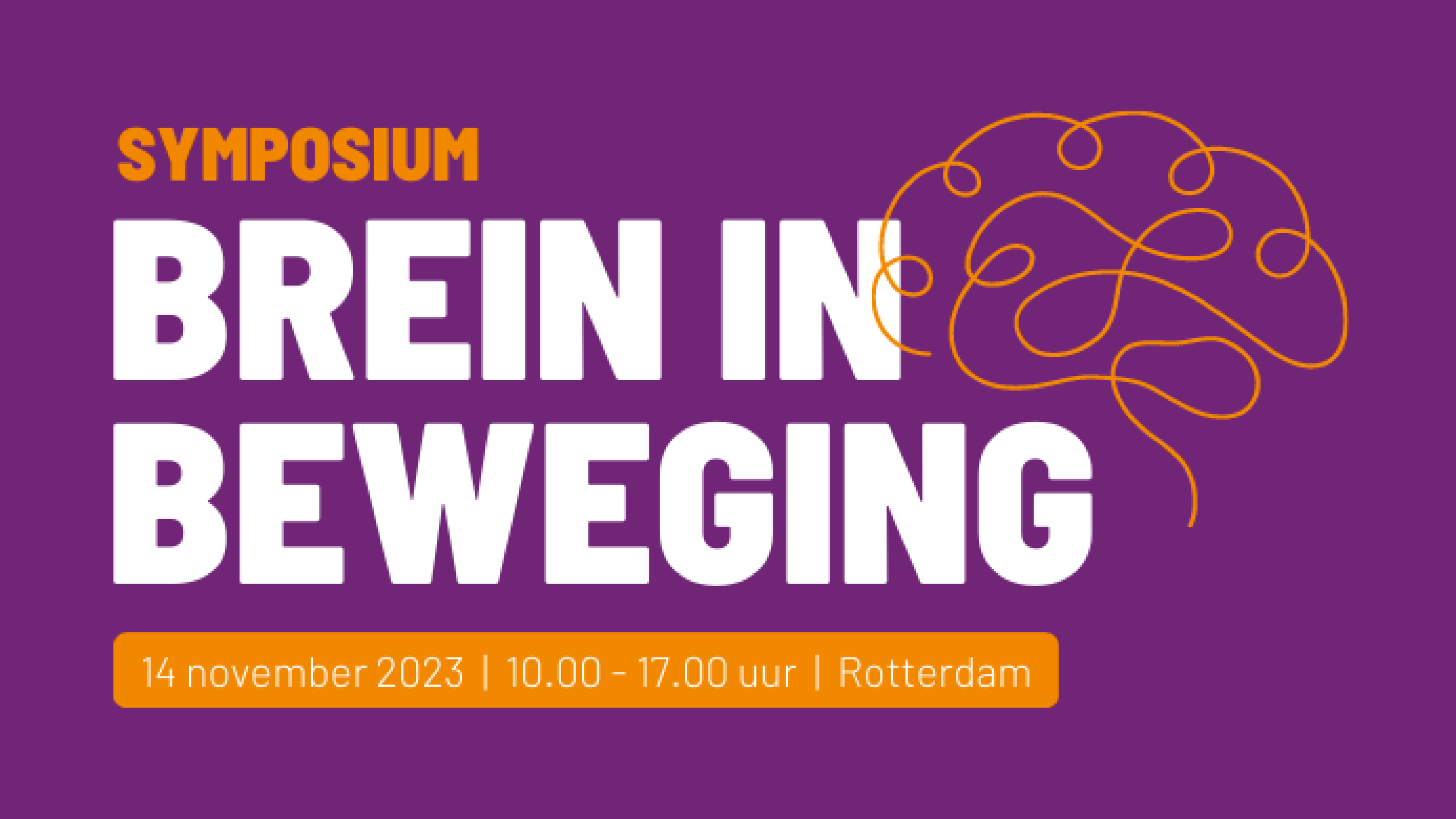 Aanmelding symposium 'Brein in beweging' gestart